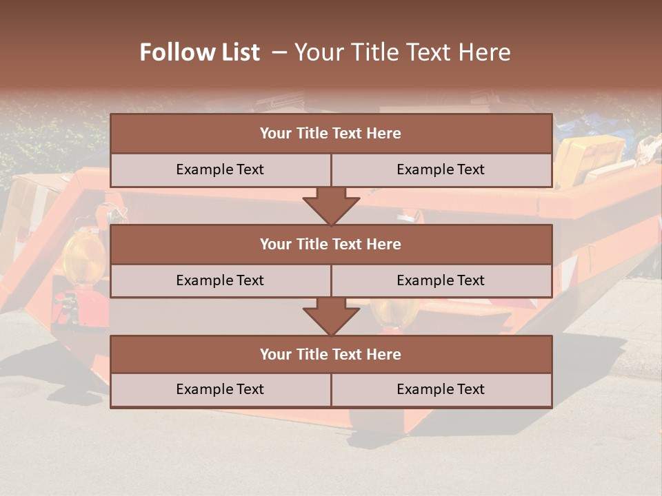 Furniture Junk Miller PowerPoint Template