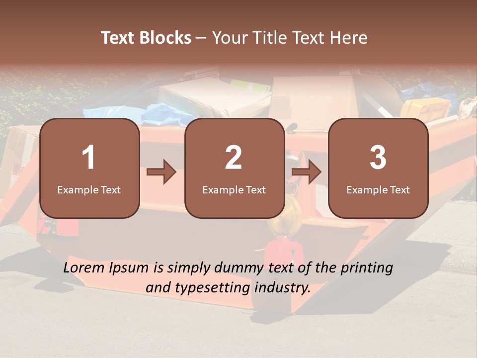 Furniture Junk Miller PowerPoint Template