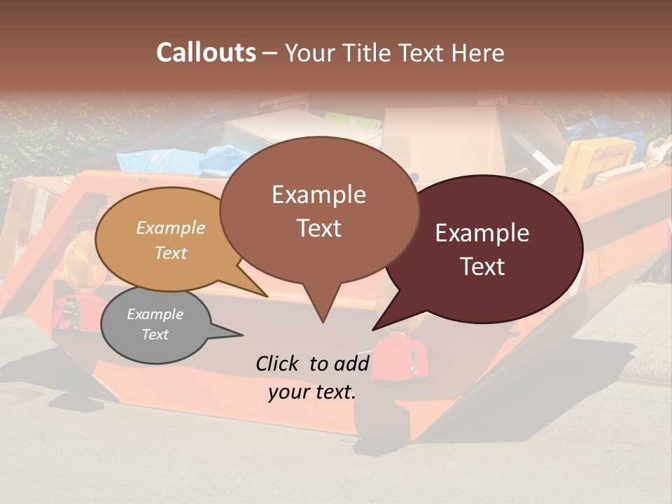 Furniture Junk Miller PowerPoint Template