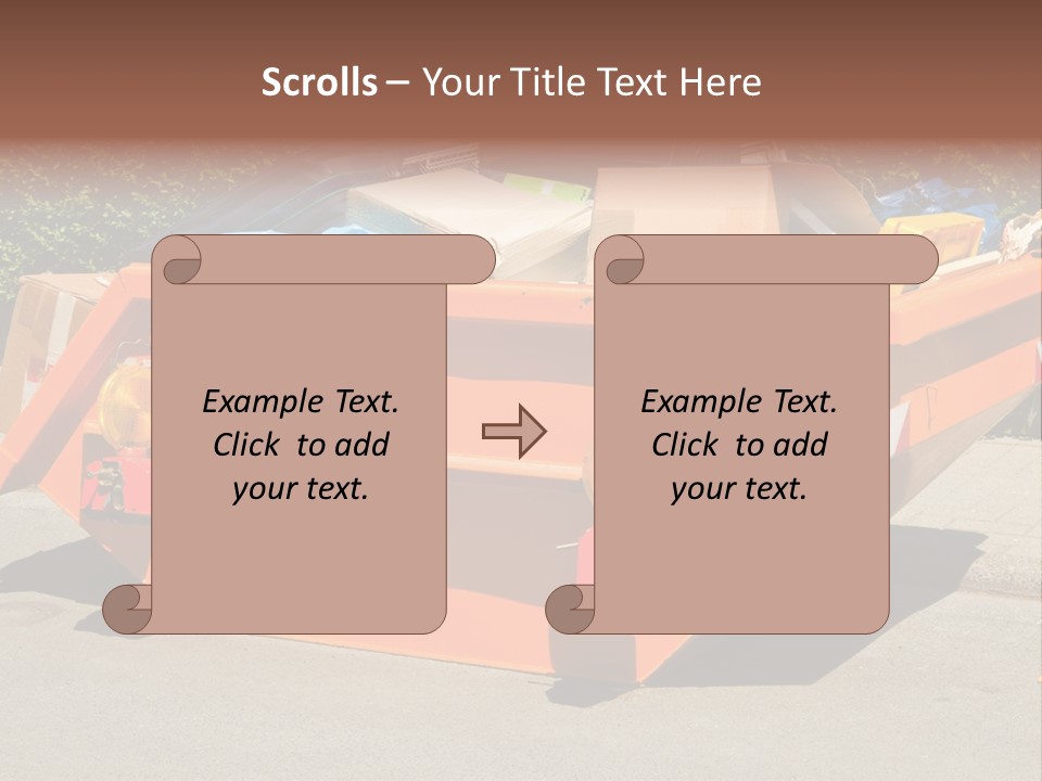 Furniture Junk Miller PowerPoint Template