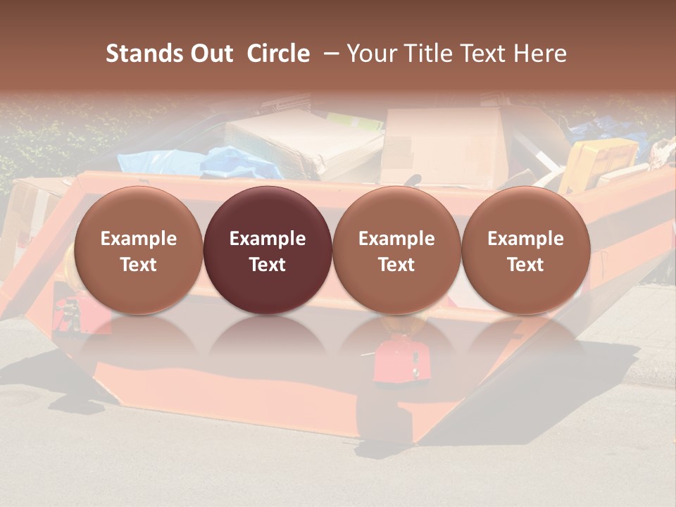 Furniture Junk Miller PowerPoint Template