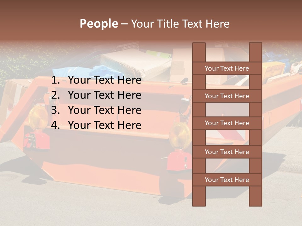 Furniture Junk Miller PowerPoint Template