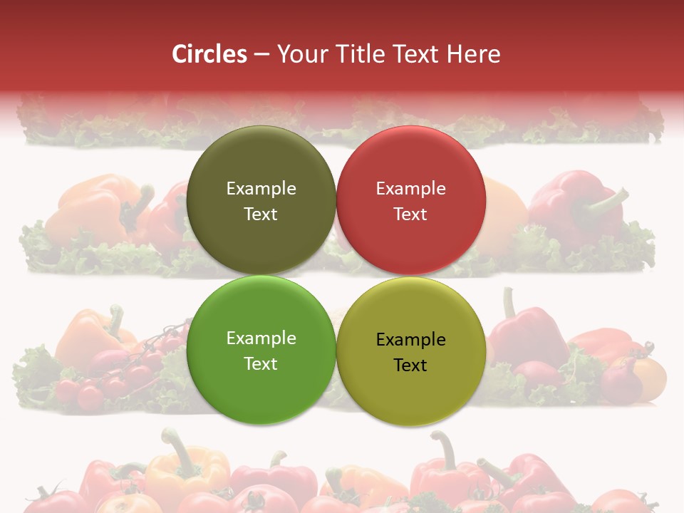 Tomato Red Lettuce PowerPoint Template
