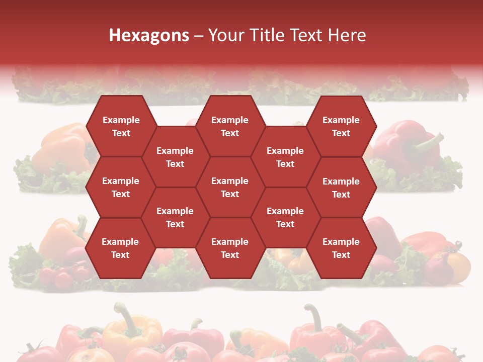 Tomato Red Lettuce PowerPoint Template