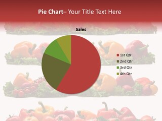 Tomato Red Lettuce PowerPoint Template