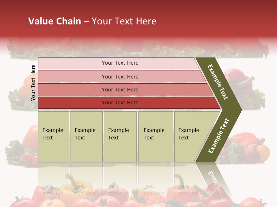 Tomato Red Lettuce PowerPoint Template
