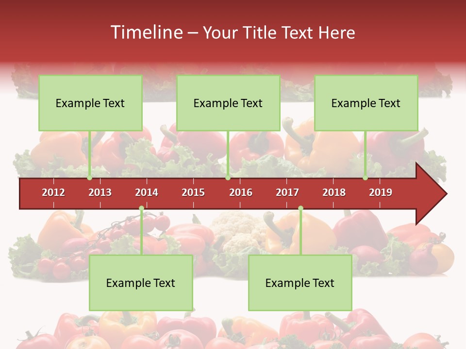 Tomato Red Lettuce PowerPoint Template