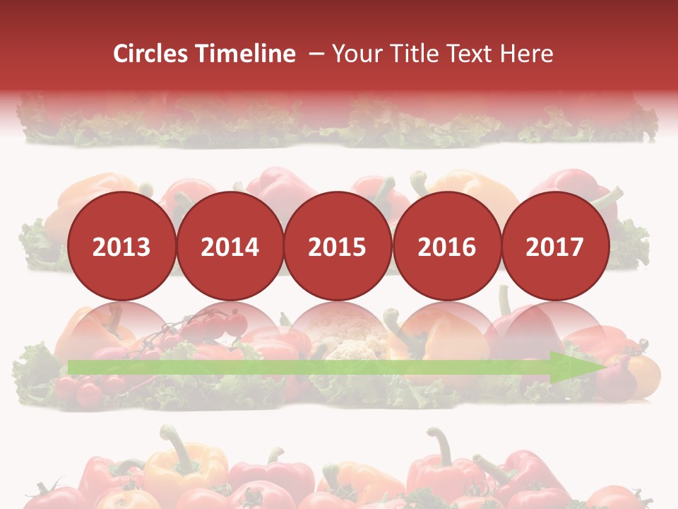 Tomato Red Lettuce PowerPoint Template