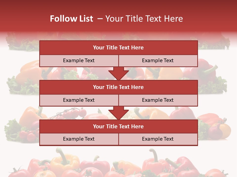Tomato Red Lettuce PowerPoint Template