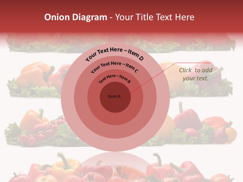 Tomato Red Lettuce PowerPoint Template