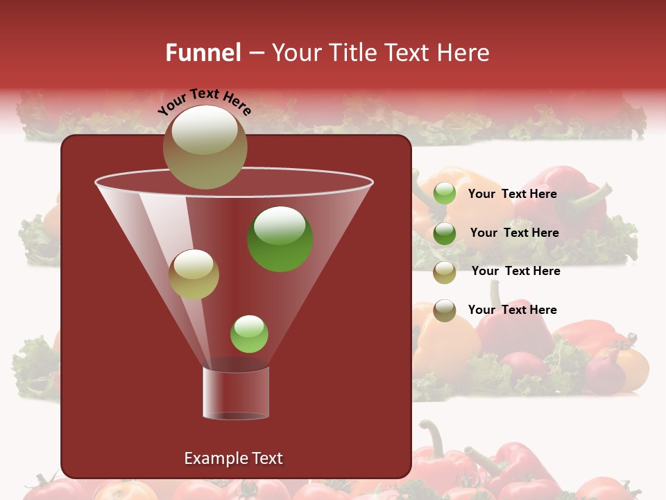 Tomato Red Lettuce PowerPoint Template