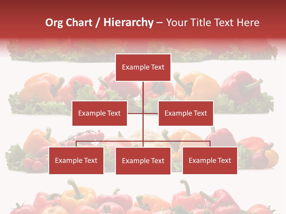 Tomato Red Lettuce PowerPoint Template