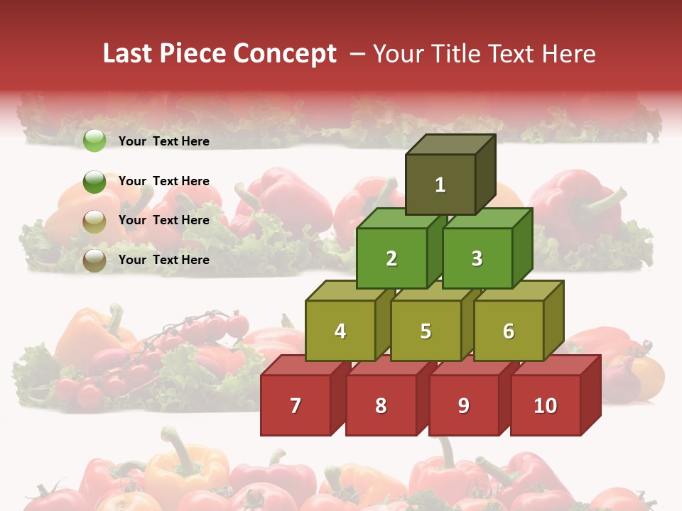 Tomato Red Lettuce PowerPoint Template