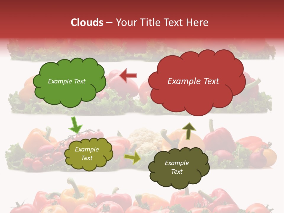 Tomato Red Lettuce PowerPoint Template