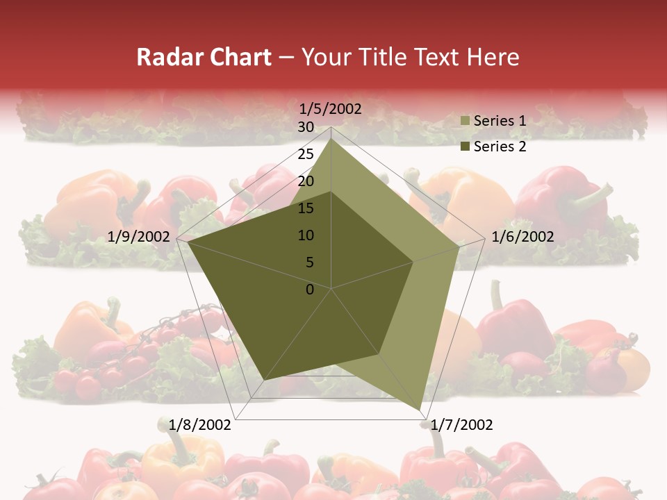 Tomato Red Lettuce PowerPoint Template