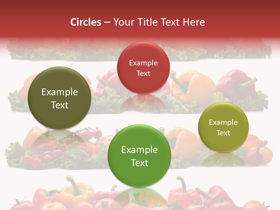 Tomato Red Lettuce PowerPoint Template