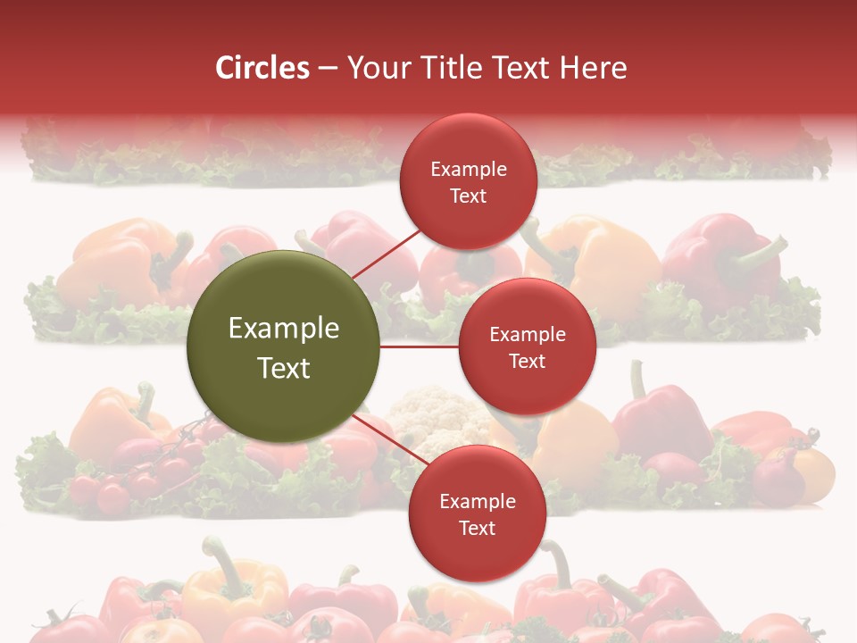 Tomato Red Lettuce PowerPoint Template