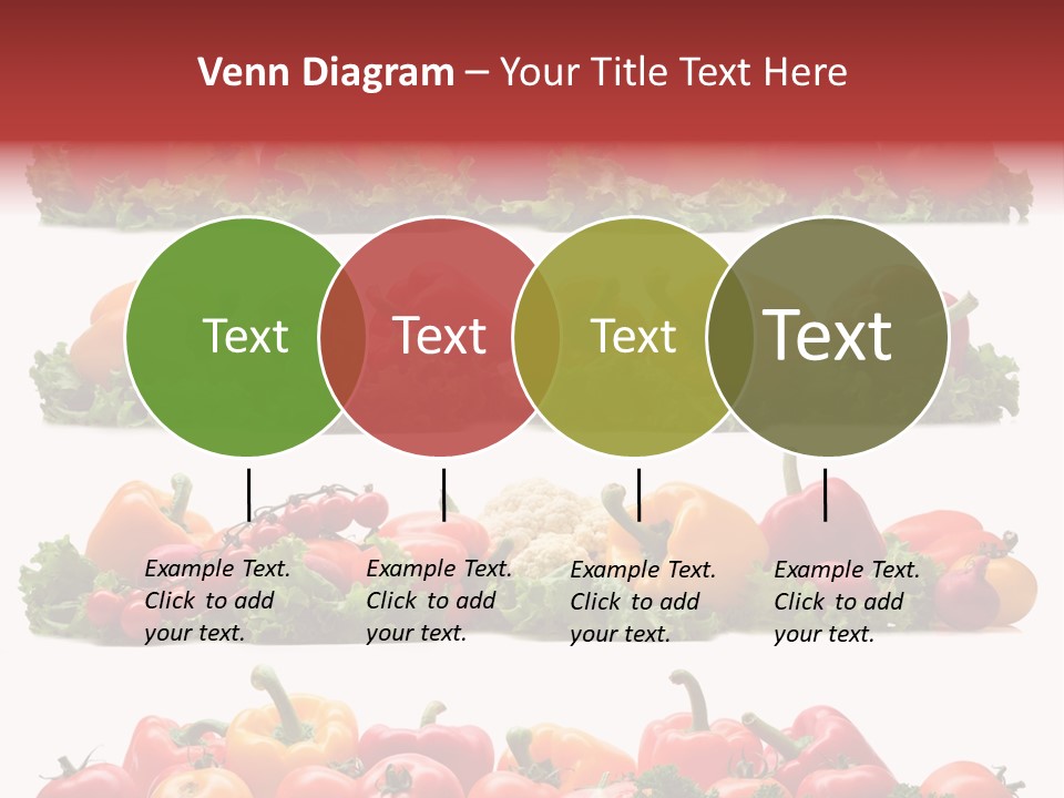 Tomato Red Lettuce PowerPoint Template