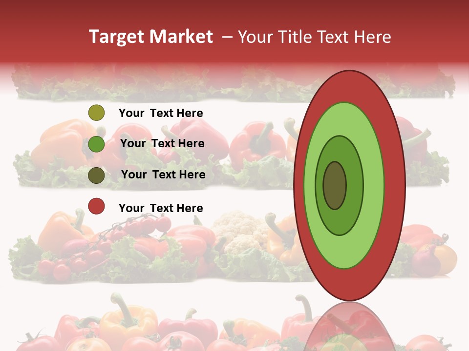 Tomato Red Lettuce PowerPoint Template