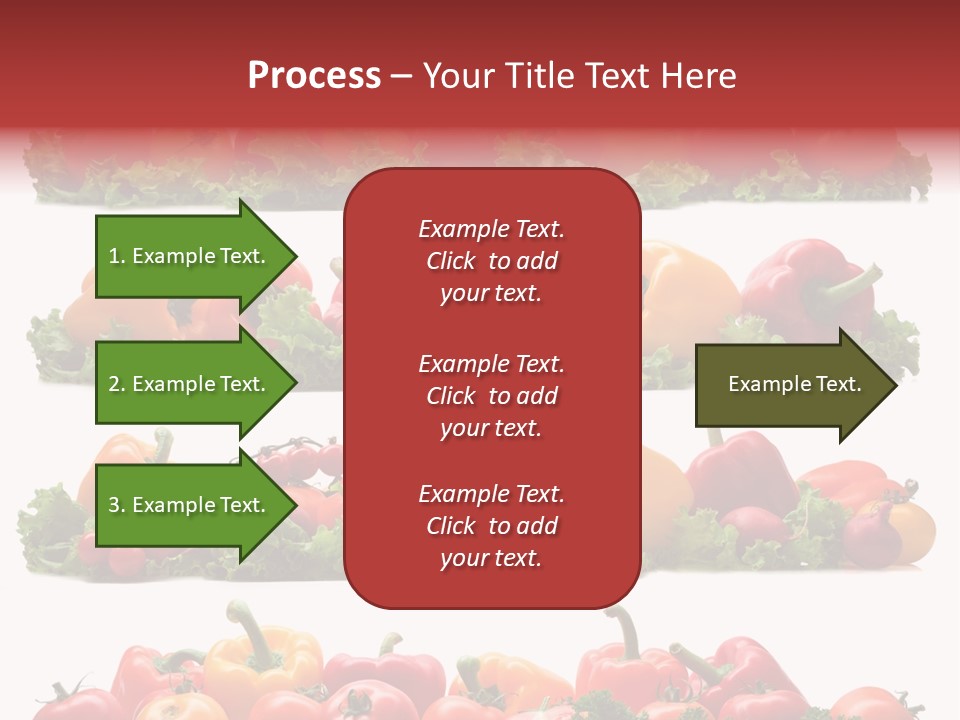 Tomato Red Lettuce PowerPoint Template