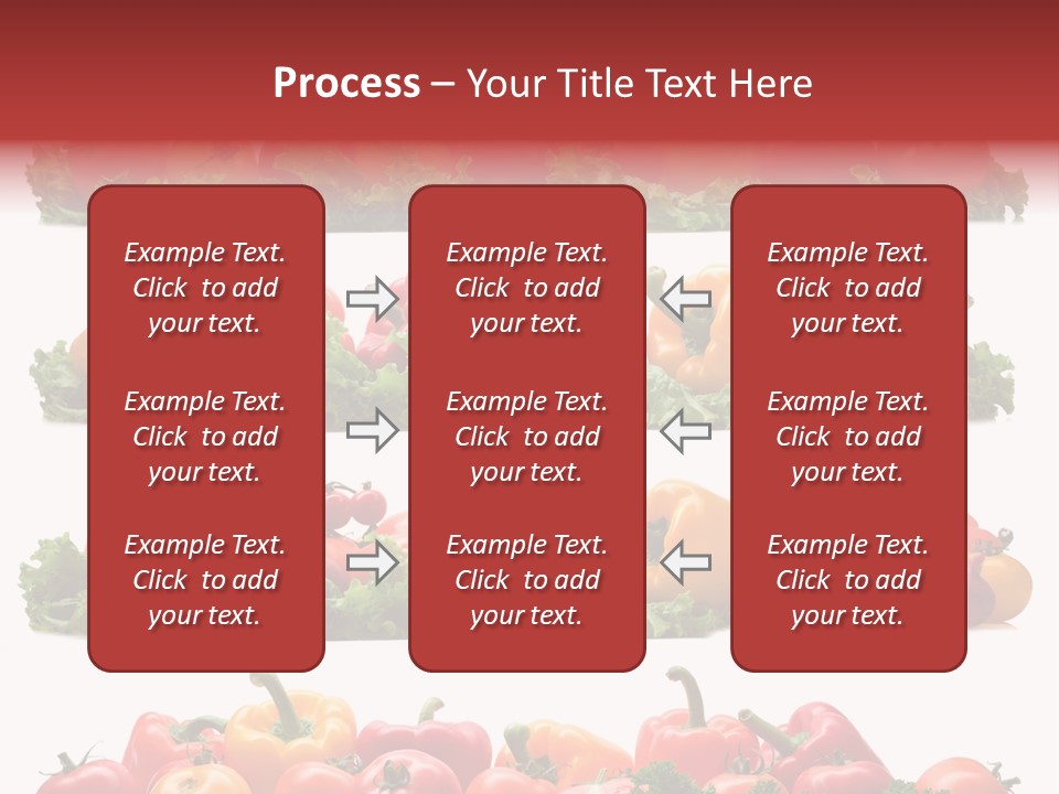 Tomato Red Lettuce PowerPoint Template
