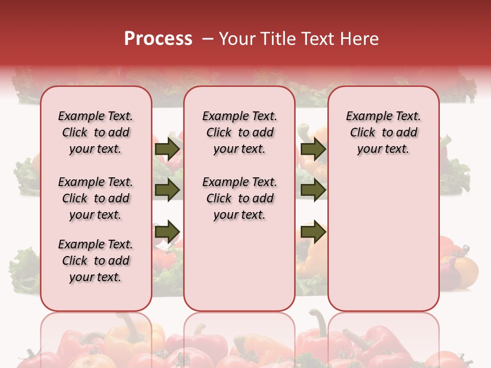 Tomato Red Lettuce PowerPoint Template