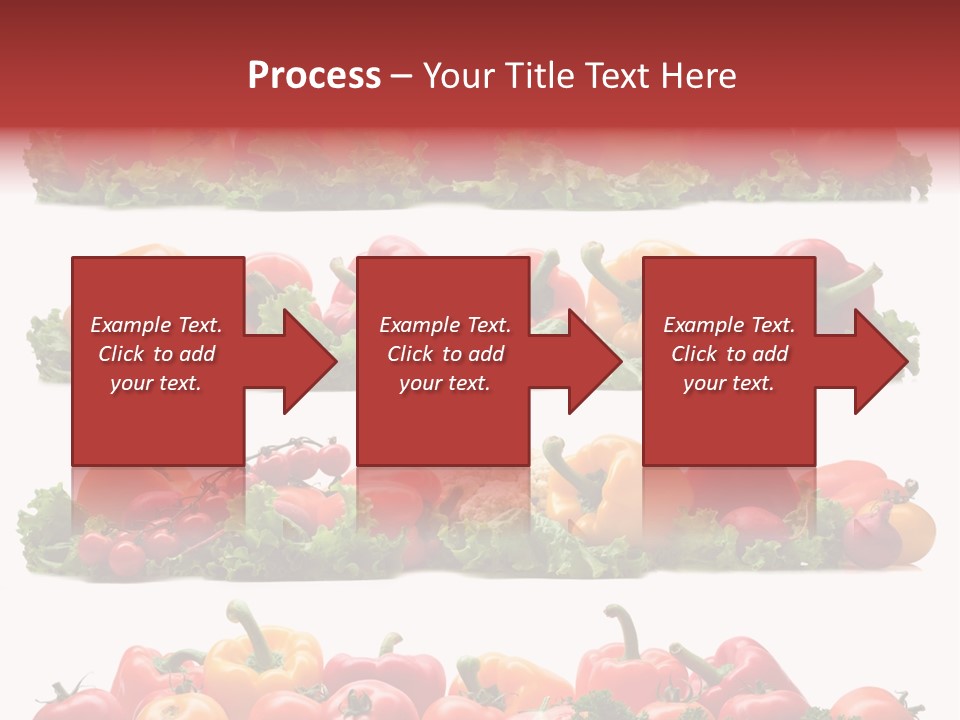 Tomato Red Lettuce PowerPoint Template