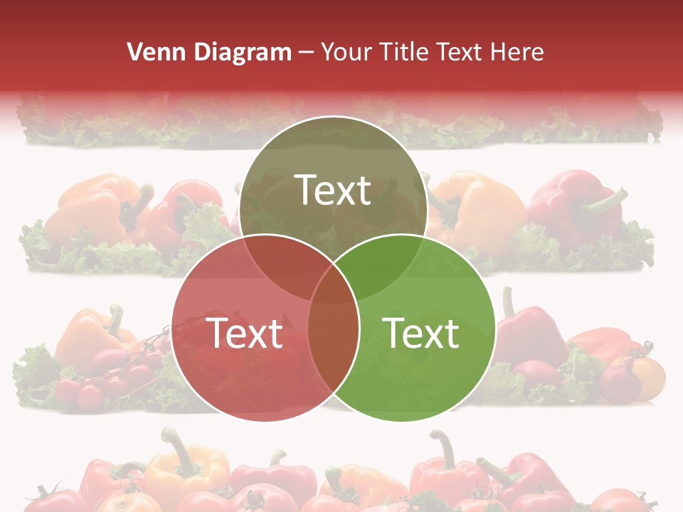 Tomato Red Lettuce PowerPoint Template