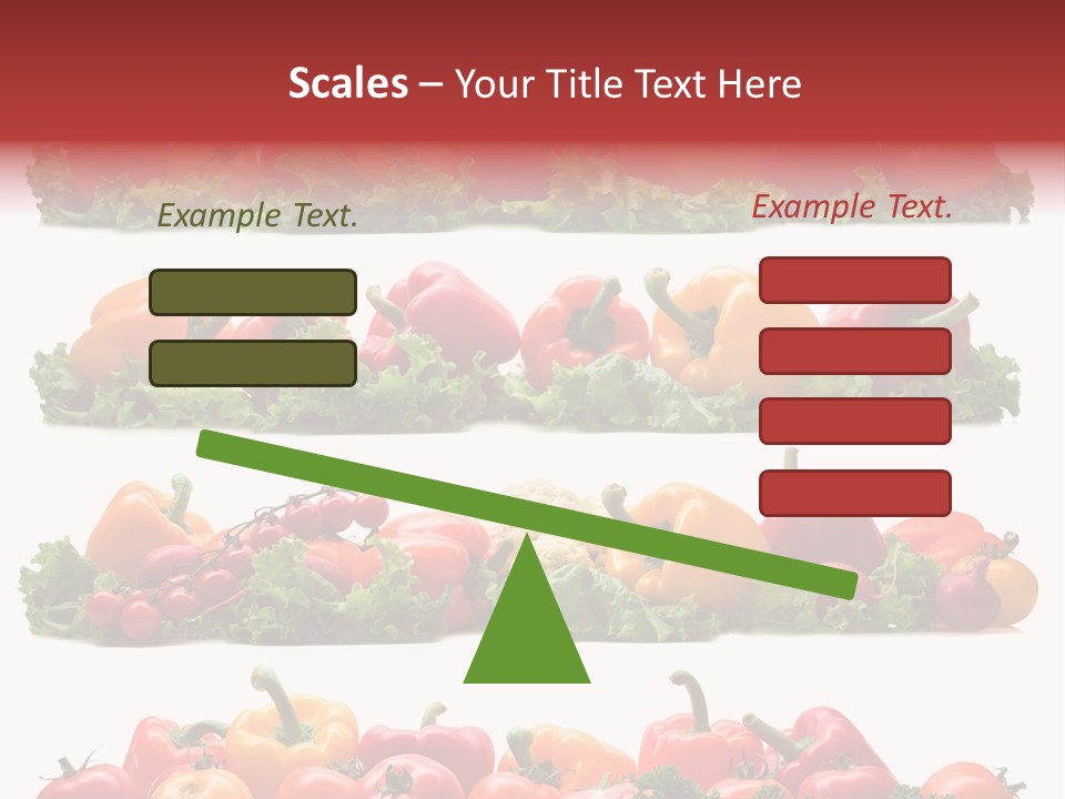Tomato Red Lettuce PowerPoint Template