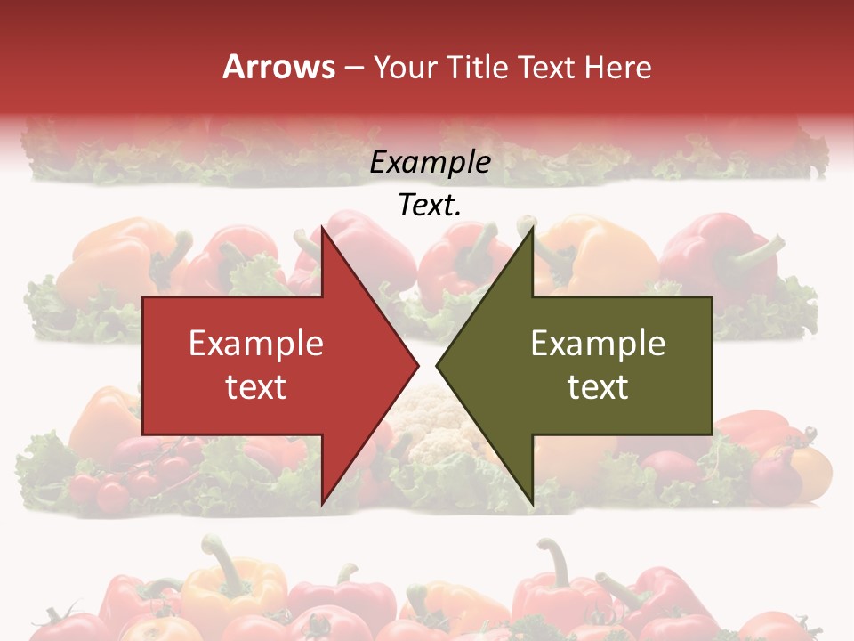 Tomato Red Lettuce PowerPoint Template