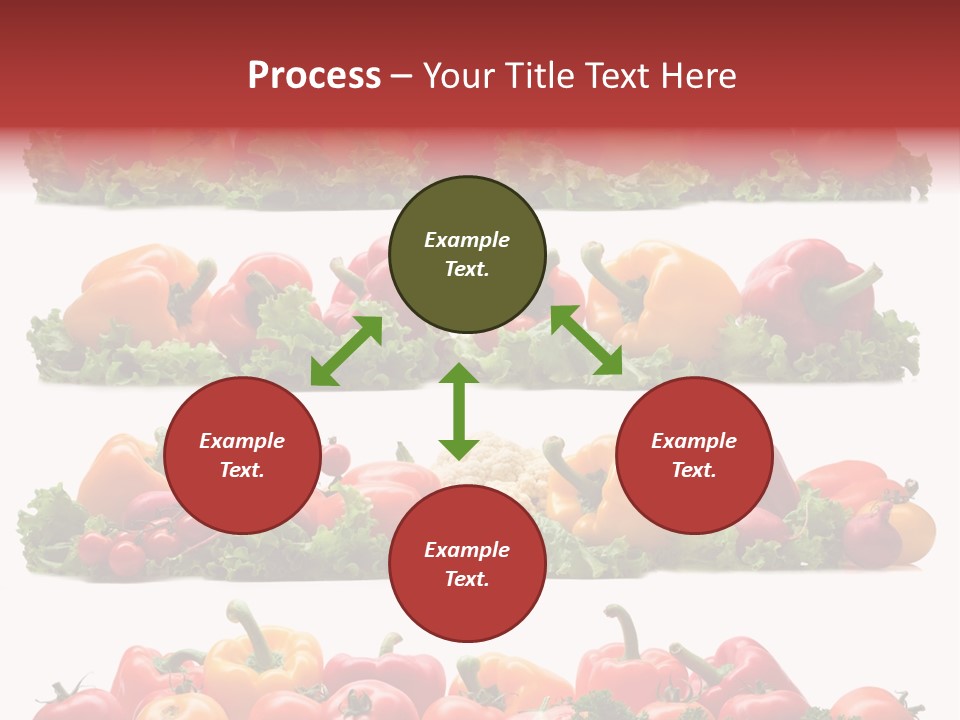 Tomato Red Lettuce PowerPoint Template
