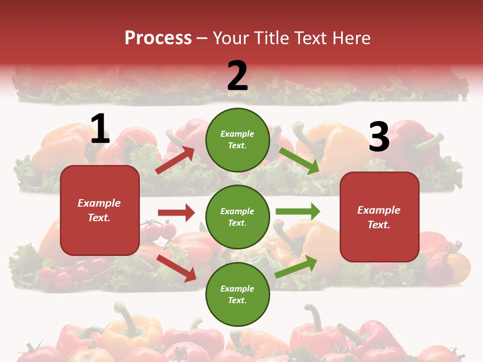 Tomato Red Lettuce PowerPoint Template