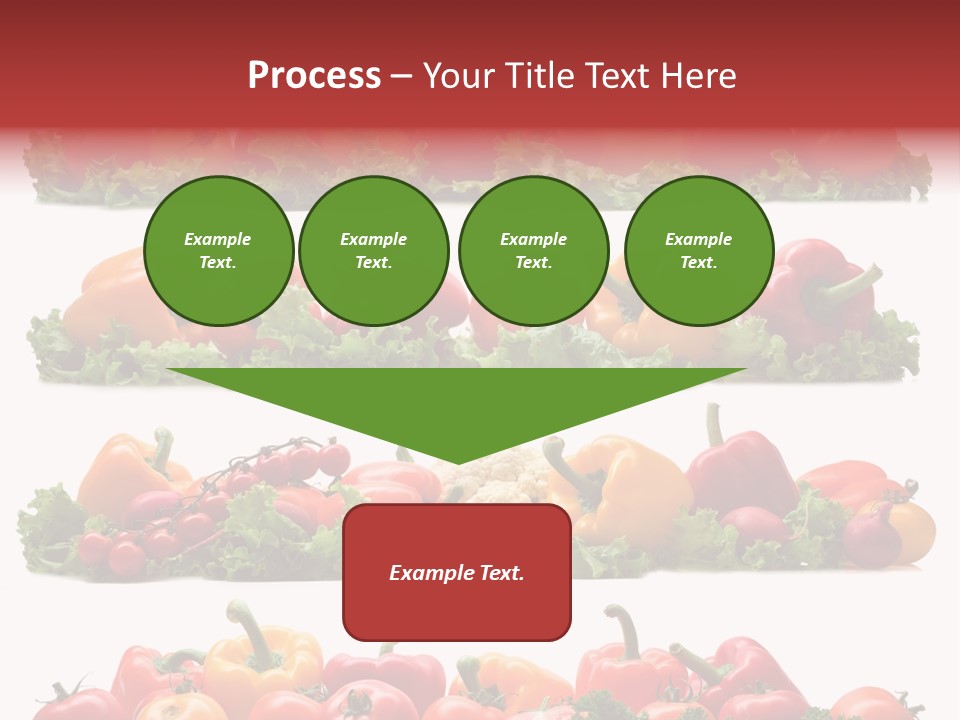 Tomato Red Lettuce PowerPoint Template