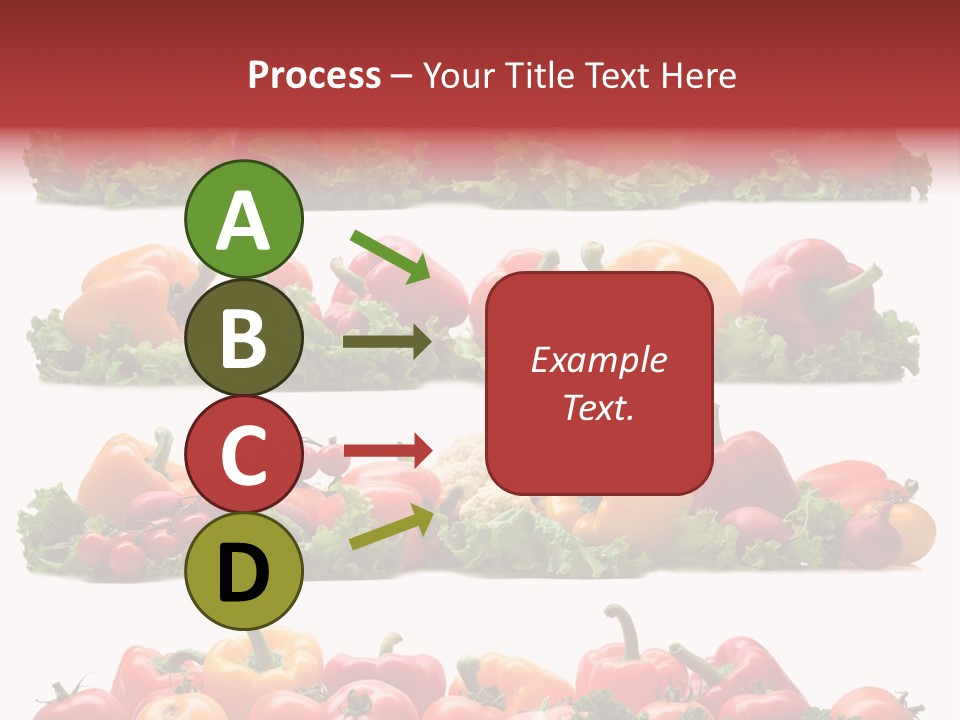 Tomato Red Lettuce PowerPoint Template