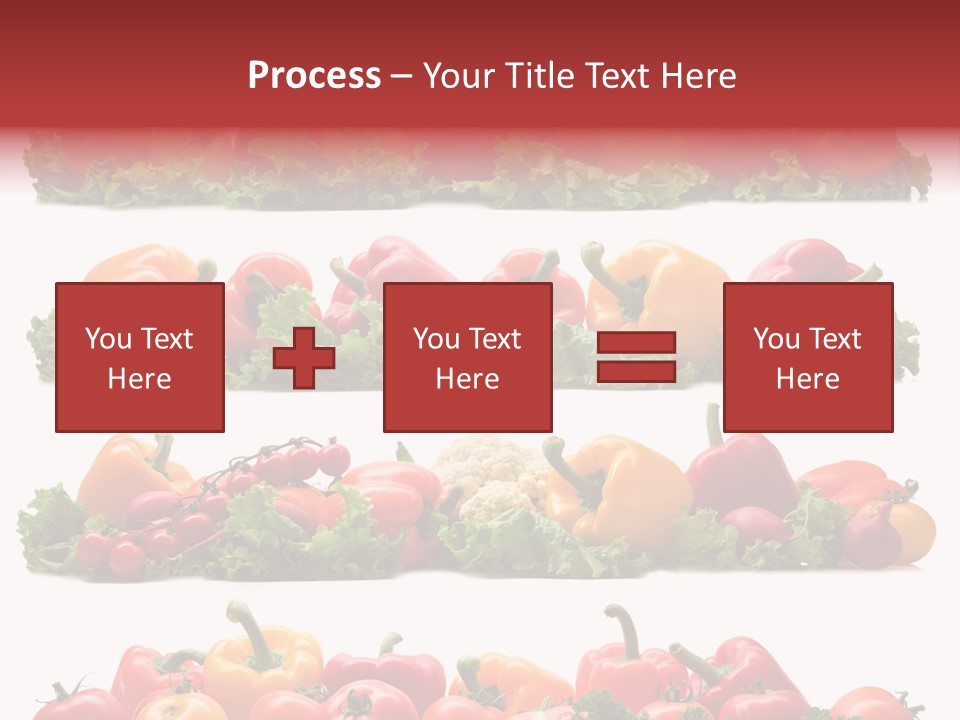 Tomato Red Lettuce PowerPoint Template
