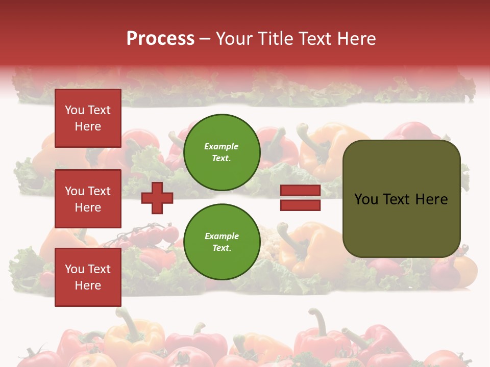 Tomato Red Lettuce PowerPoint Template
