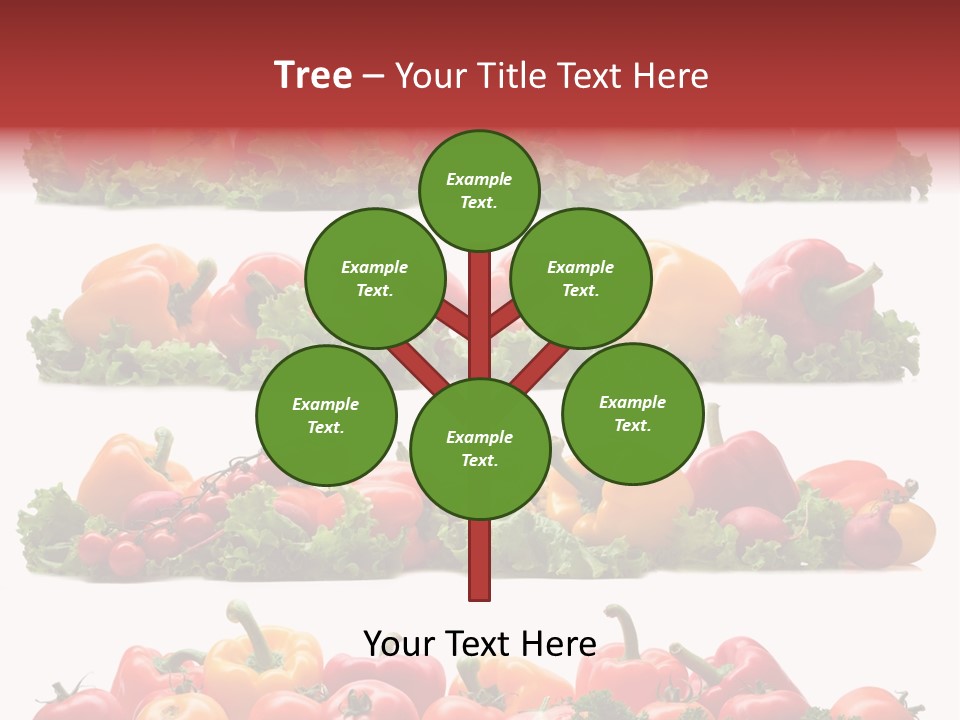 Tomato Red Lettuce PowerPoint Template