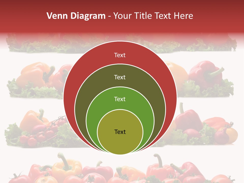 Tomato Red Lettuce PowerPoint Template