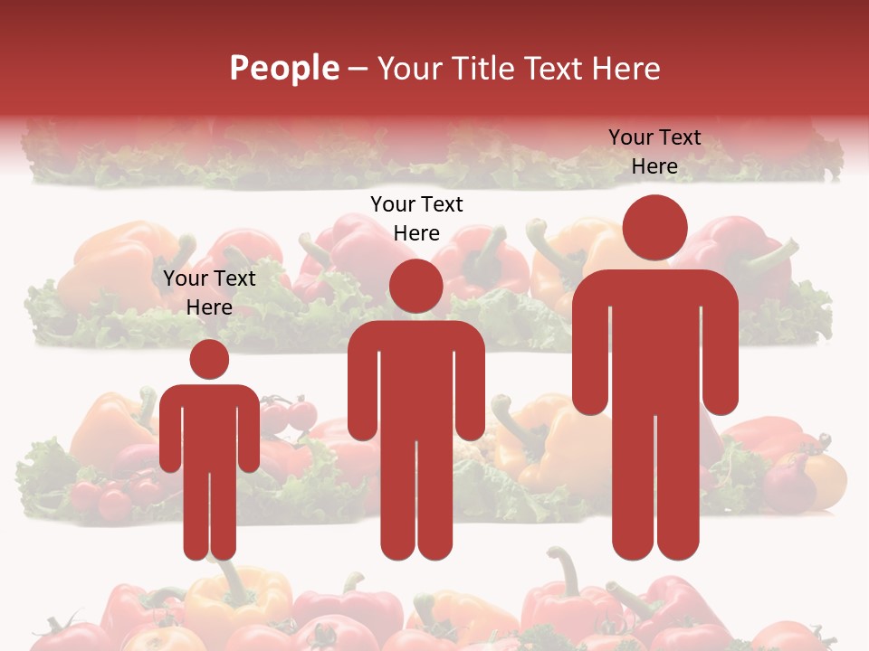 Tomato Red Lettuce PowerPoint Template