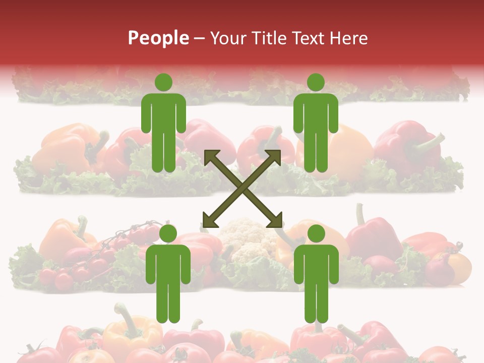 Tomato Red Lettuce PowerPoint Template