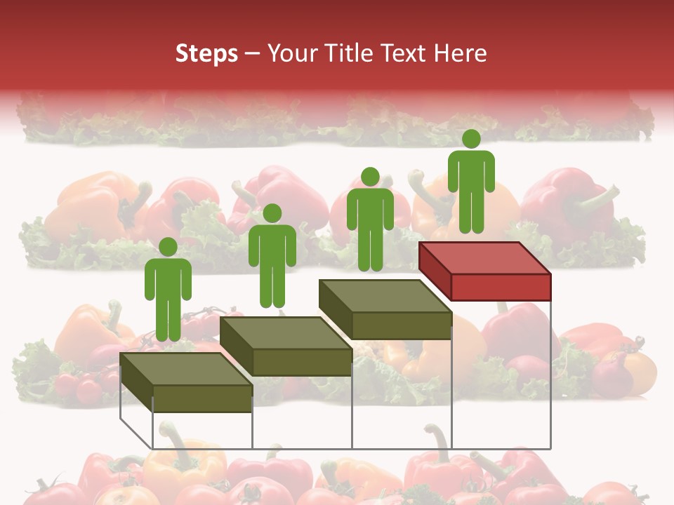 Tomato Red Lettuce PowerPoint Template