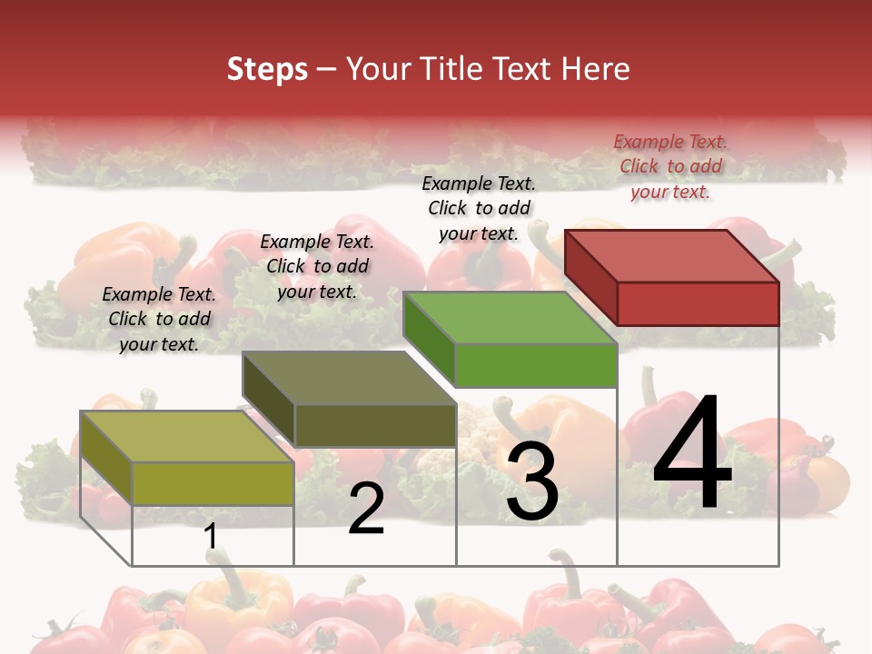 Tomato Red Lettuce PowerPoint Template