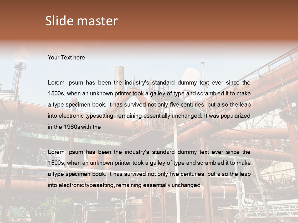 Environment Alloy Abandoned PowerPoint Template