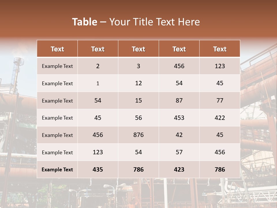 Environment Alloy Abandoned PowerPoint Template