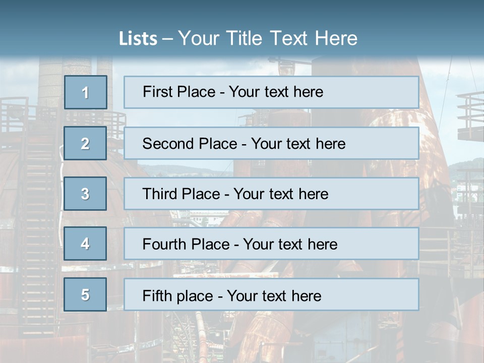 Old Metal Industry PowerPoint Template
