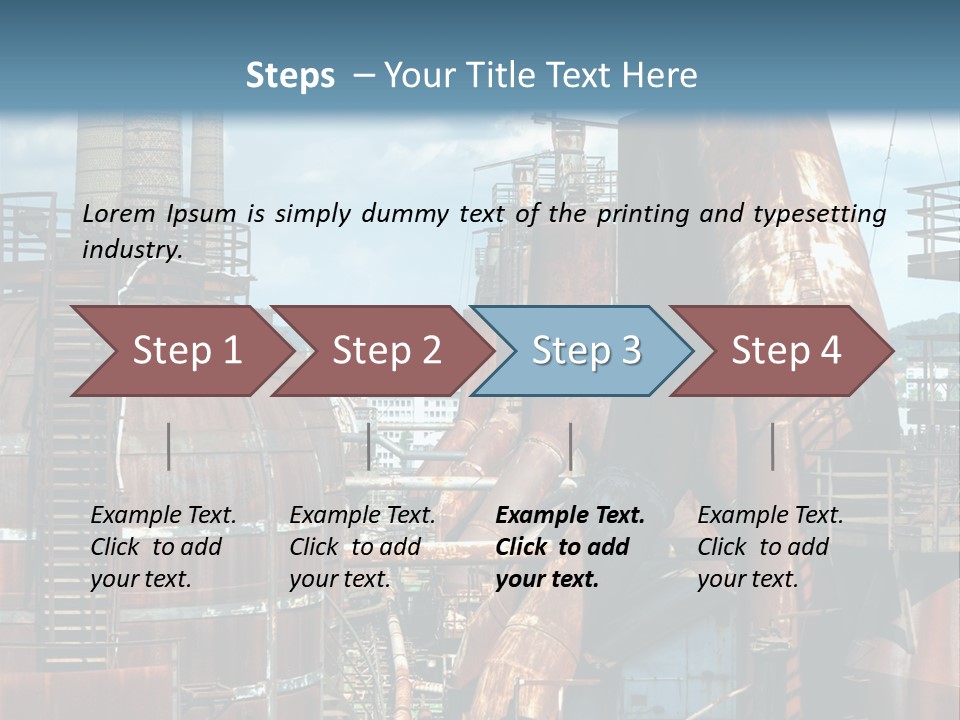 Old Metal Industry PowerPoint Template