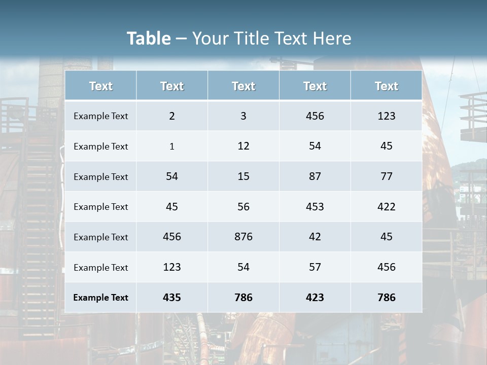 Old Metal Industry PowerPoint Template