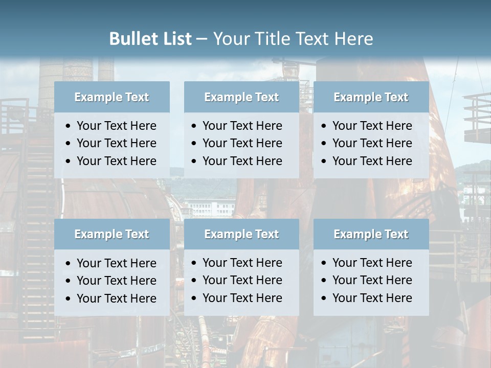Old Metal Industry PowerPoint Template