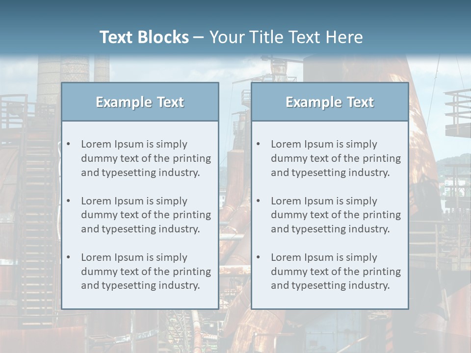 Old Metal Industry PowerPoint Template