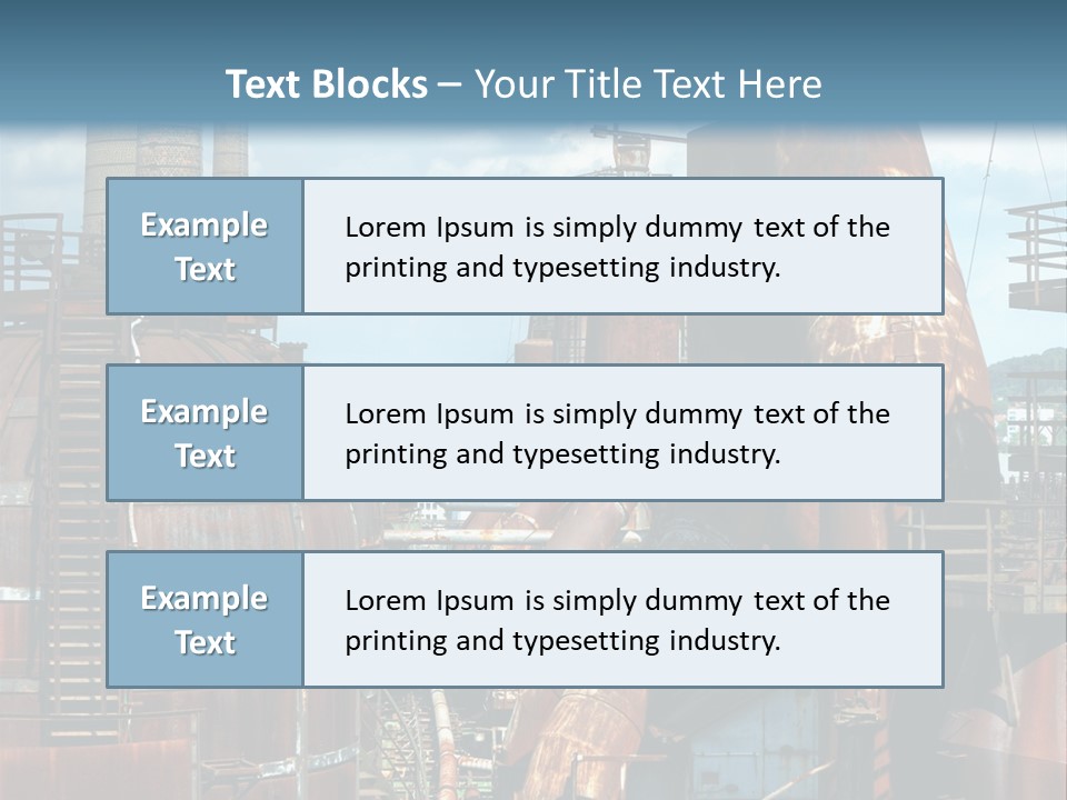 Old Metal Industry PowerPoint Template
